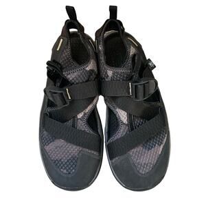 Chaco Mens Odyssey Hiking Sandals - Closed Toe Grey/Black Comfort - Size 10